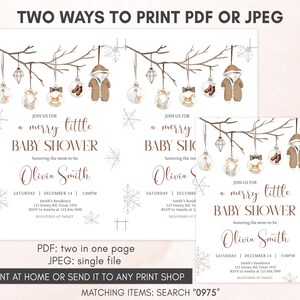 Winter Invitation Template
