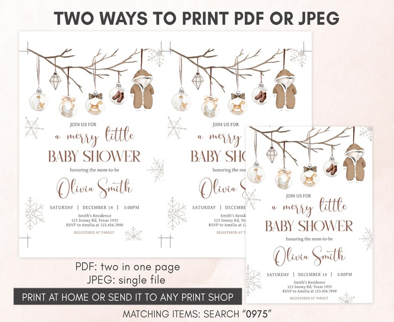 Winter Invitation Template