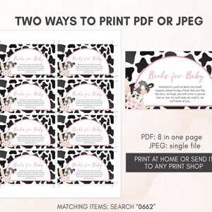 two ways to print a printable for a baby shower