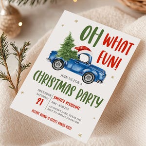 Oh What Fun Invitation