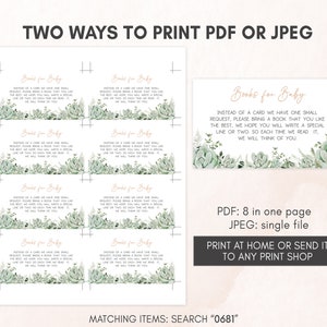 two ways to print a wedding program