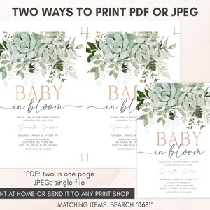 two ways to print a baby in bloom baby in bloom baby in bloom baby in