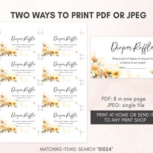two ways to print a wedding program