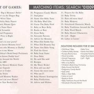 Spring Baby Shower Games