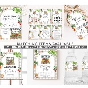 Locally Grown Printable Templates