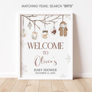 Christmas Baby Welcome Sign