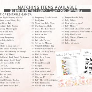 Spring Floral Wildflower Games Bundle