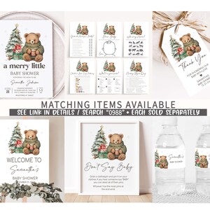 a set of matching items available for a baby shower