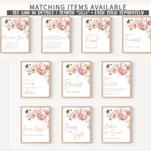 Editable Baby in Bloom Baby Shower Bottle Label, Spring Floral Baby Shower Water Labels, Wildflower Spring Baby Shower Bottle Stickers, 0614 image 6