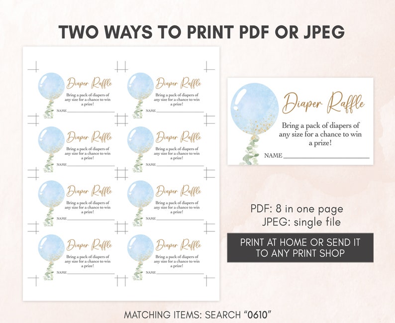 two ways to print a wedding guest book