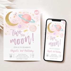 a pink and gold birthday party with a phone