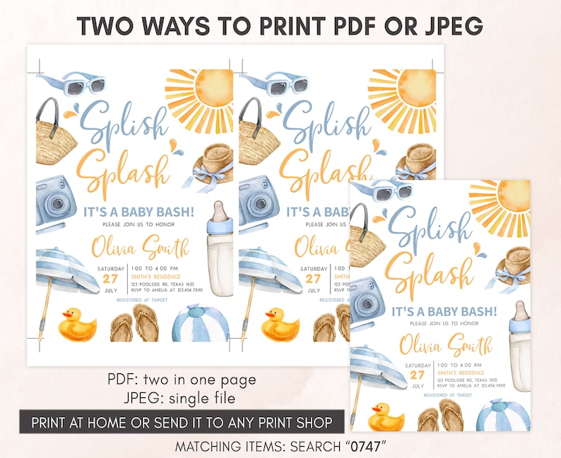 Summer Invitation Template