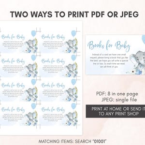 two ways to print for a baby shower