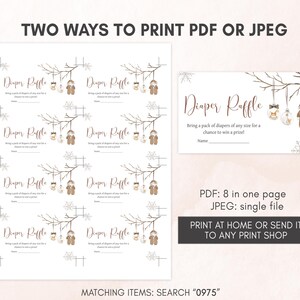 A Merry Little Baby Diaper Raffle