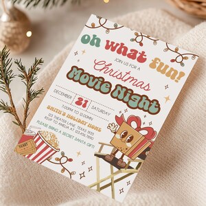 Family Movie Night Invitation