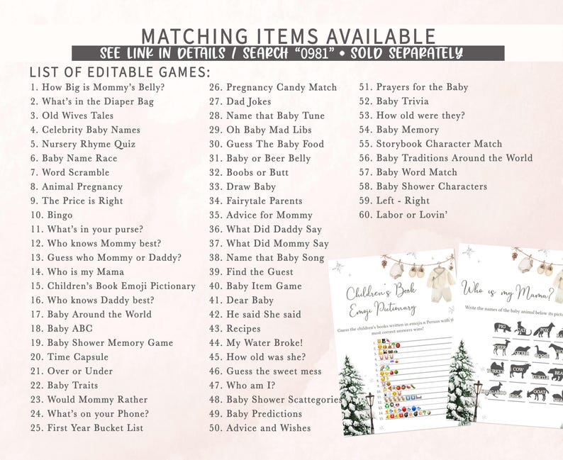 Gender Neutral Christmas Games Bundle