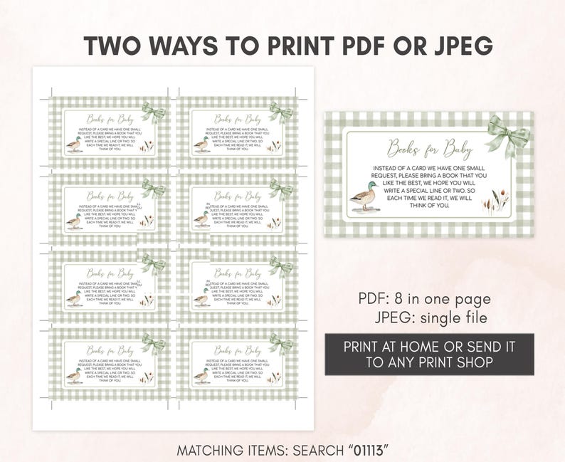 two ways to print a wedding program