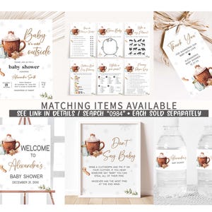 Baby Its Cold Printable Templates