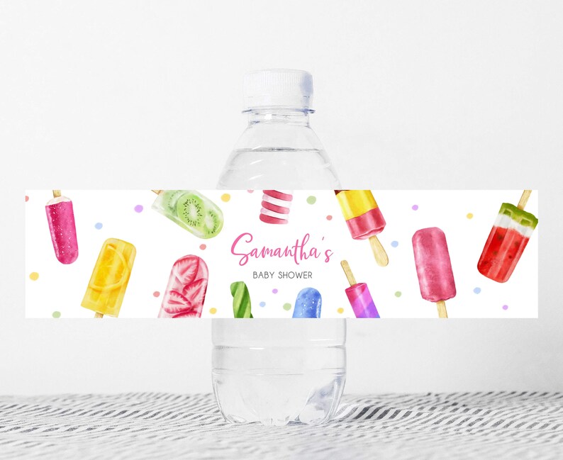 Popsicle Bottle Labels