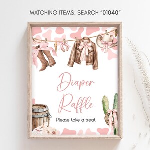 Editable A Little Cowgirl Baby Shower Table Sign, Girl Baby Clothes ...