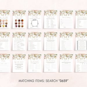 a set of matching items for a wedding ceremony
