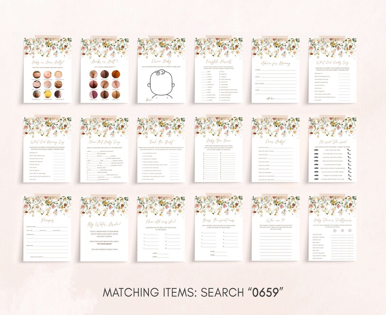 a set of matching items for a wedding ceremony