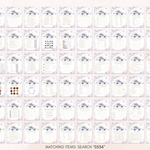 Editable Purple Winter Woodland Baby Shower Games Bundle, Girl Woodland Winter Baby Shower Game Pack, Girl Baby It's Cold Outside Game, 0534 image 4
