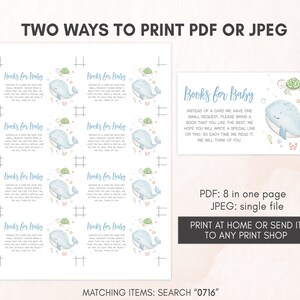 two ways to print a paper for a baby shower