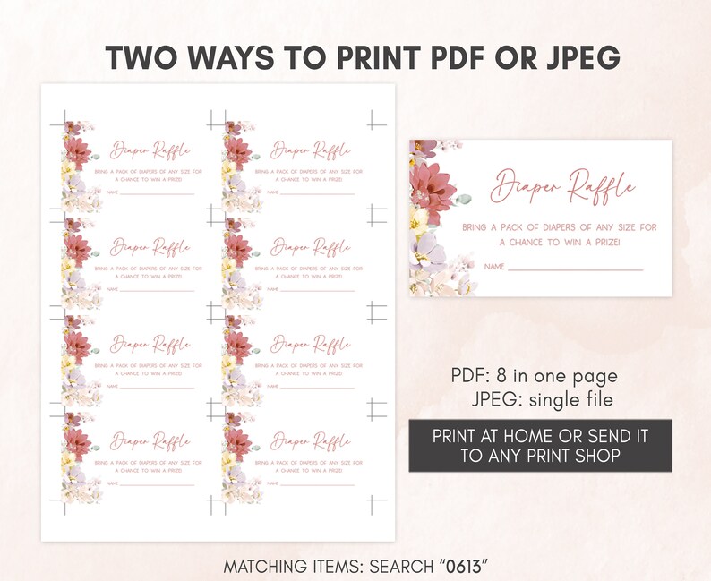 two ways to print a wedding program