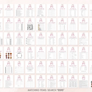 a poster with a bunch of numbers on it