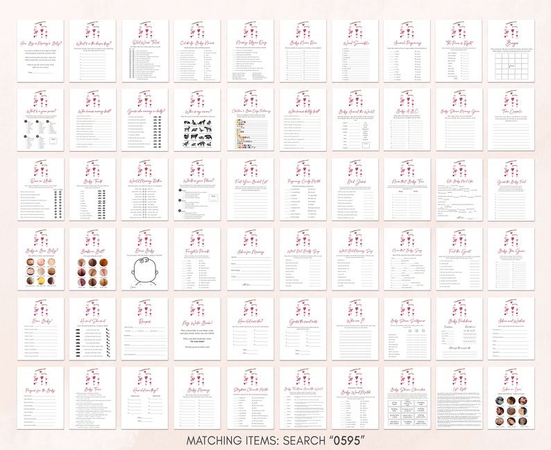 a poster with a bunch of numbers on it
