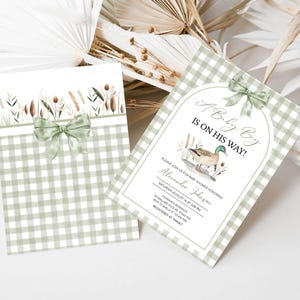 a couple of cards sitting on top of a table
