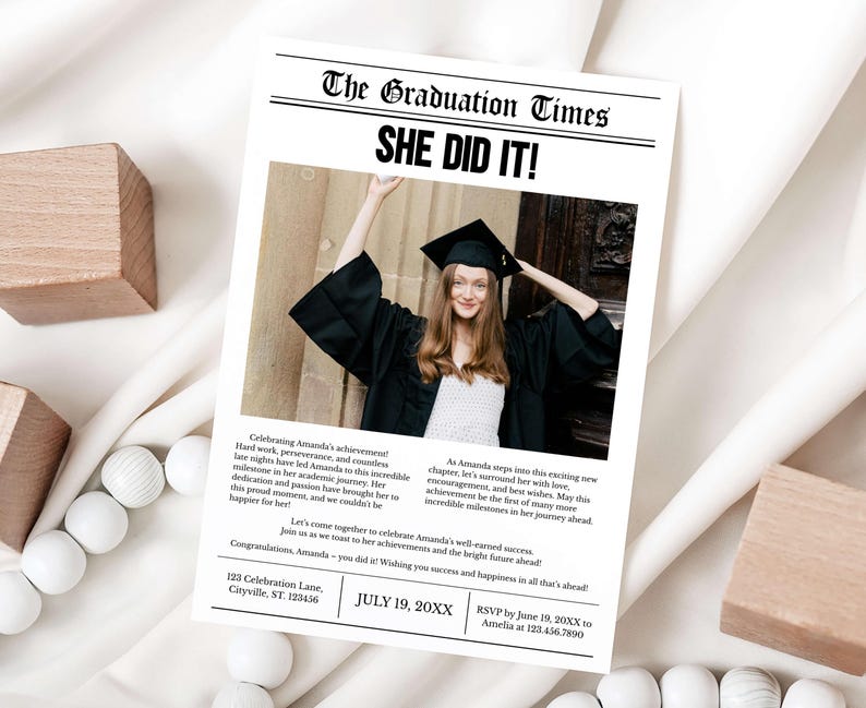 The End of an Era Graduation Newspaper