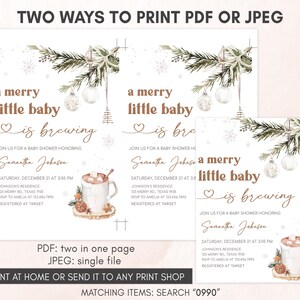 Winter Invitation Template