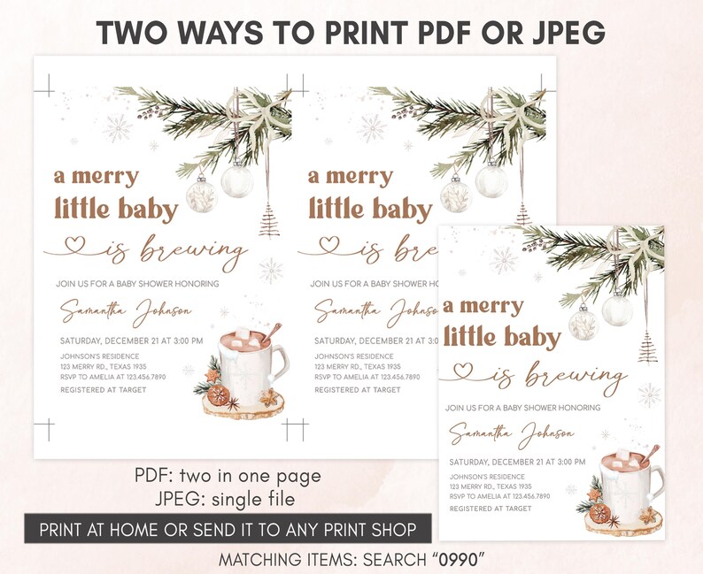 Winter Invitation Template