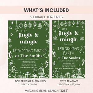 Christmas Invitation Set