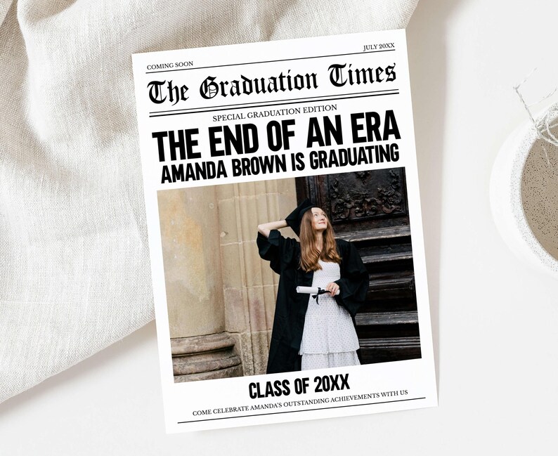 End of an Era Graduation Newspaper