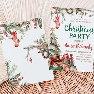 Country Christmas Invite