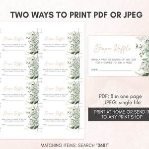 two ways to print a wedding program