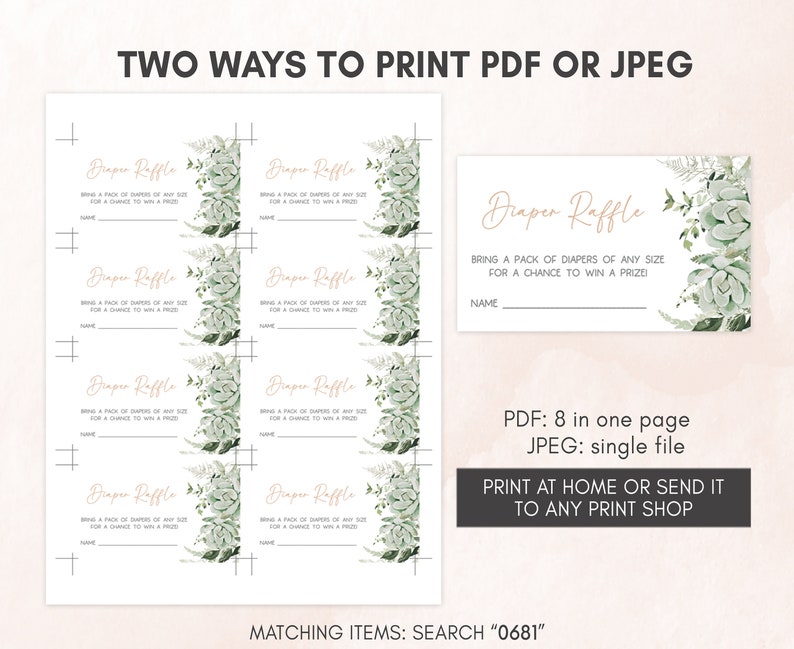 two ways to print a wedding program