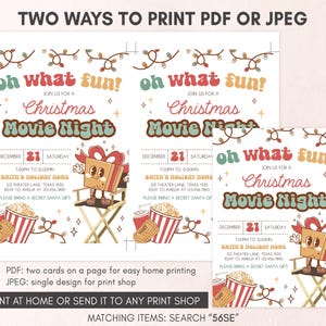 Movie Invitation Template