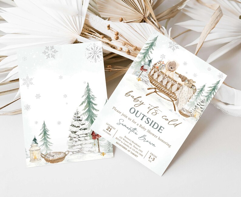 Baby It's Cold Outside Invite