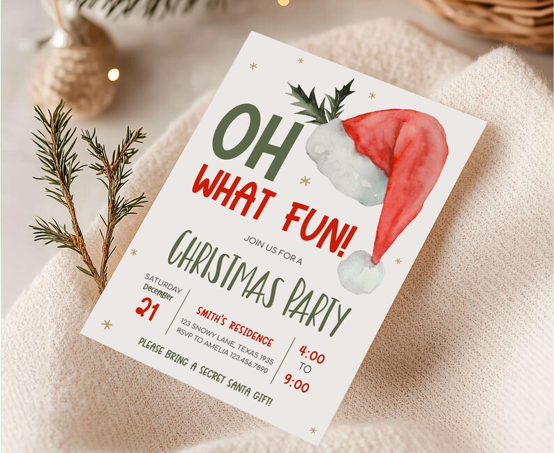 Christmas Party Invitation