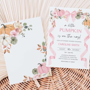 a little pumpkin is on the way baby shower