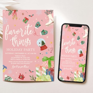 Gift Exchange Party Invite