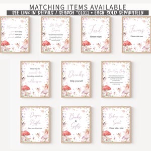 a set of nine matching items available for a wedding