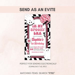 a pink and black birthday party flyer