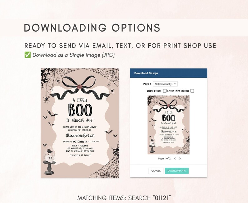 a screen shot of a web page with a picture of a boo