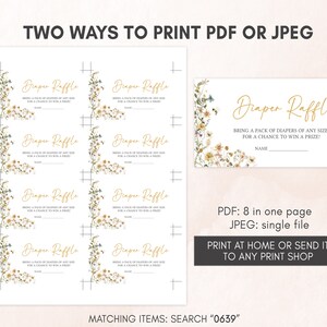 two ways to print a wedding program