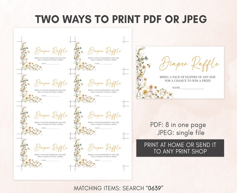 two ways to print a wedding program